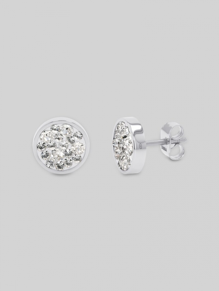 Tom Tailor Ohrstecker aus Edelstahl silber - Stein Kristallglas Crystal 001 - Silver Tom Tailor Ohrstecker aus Edelstahl silber - Stein Kristallglas Crystal 001 - Silver