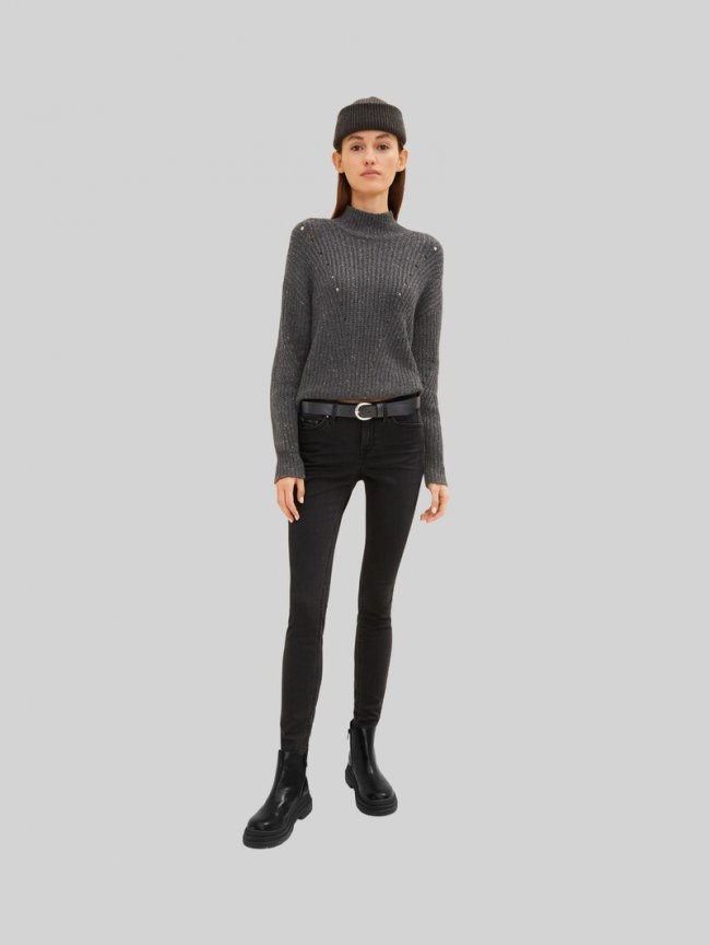 Tom Tailor TTCARRIE Ledergürtel mit abgerundeter Dornschließe - Navy Uni Tom Tailor TTCARRIE Ledergürtel mit abgerundeter Dornschließe - Navy Uni