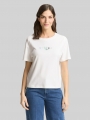 Tom Tailor T-Shirt aus Baumwolle - Off White Tom Tailor T-Shirt aus Baumwolle - Off White