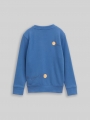 Tom Tailor Glow-in-the-Dark Sweatshirt mit Rückenprint - Federal Blue