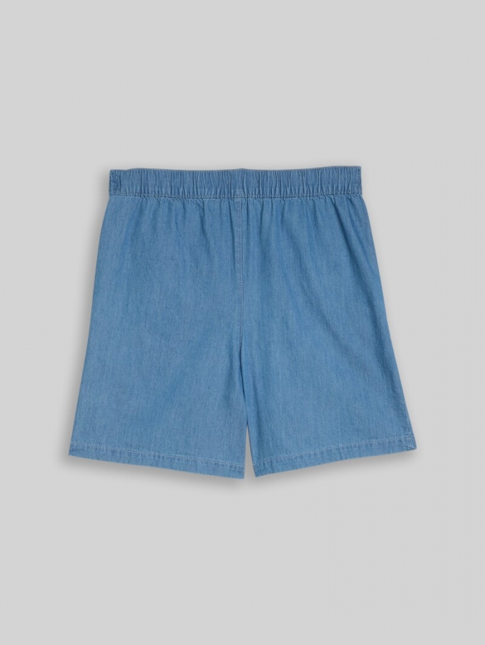 Tom Tailor Jeans Shorts - Mid Stone Bright Blue Denim Tom Tailor Jeans Shorts - Mid Stone Bright Blue Denim