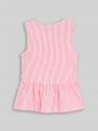 Tom Tailor T-Shirt mit Streifenmuster - Vertical Pink White Stripe