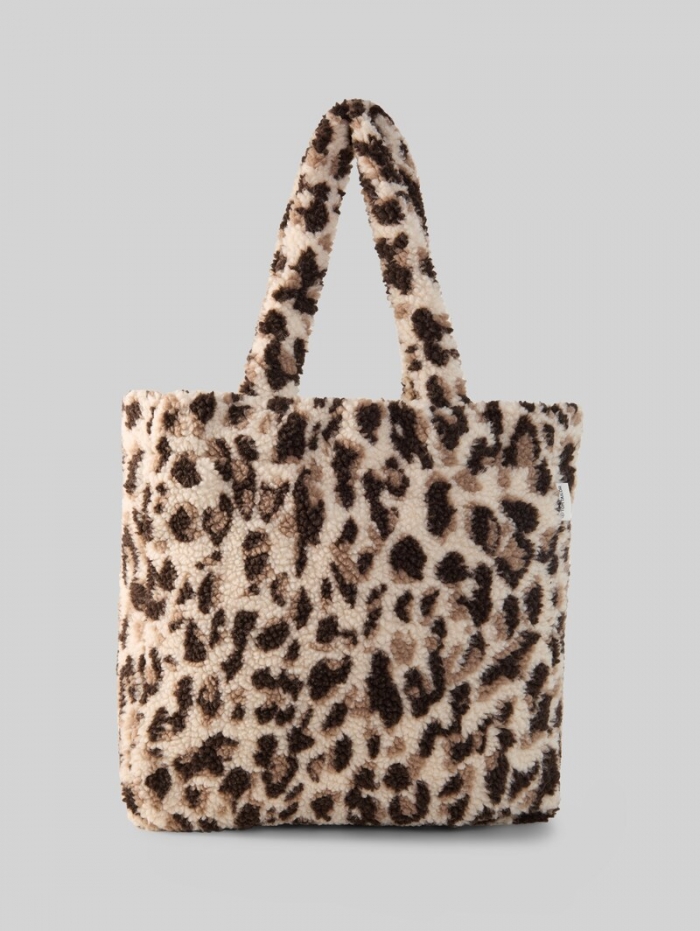 Tom Tailor Teddy Tasche mit Leo-Print - Beige Java Brown Leo Print Tom Tailor Teddy Tasche mit Leo-Print - Beige Java Brown Leo Print