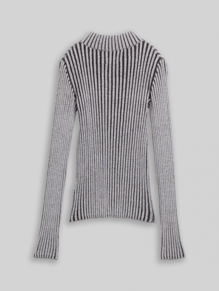 Tom Tailor Cardigan mit Reißverschluss - Coal Grey Tom Tailor Cardigan mit Reißverschluss - Coal Grey