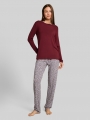 Tom Tailor Pyjama-Set mit Allover-Print - Red-medium-allover