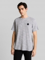 Tom Tailor T-Shirt mit Waffelstruktur - White Grey Waffle Inject Tom Tailor T-Shirt mit Waffelstruktur - White Grey Waffle Inject
