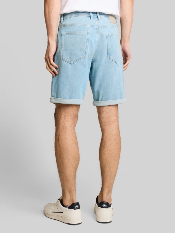 Tom Tailor TTMORRIS RELAXED Jeans Shorts - Clean Light Stone Blue Denim Tom Tailor TTMORRIS RELAXED Jeans Shorts - Clean Light Stone Blue Denim