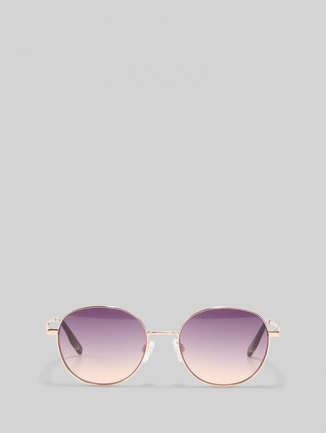 Tom Tailor Runde Sonnenbrille mit Verlaufsgläsern UV400 - Gold Tom Tailor Runde Sonnenbrille mit Verlaufsgläsern UV400 - Gold