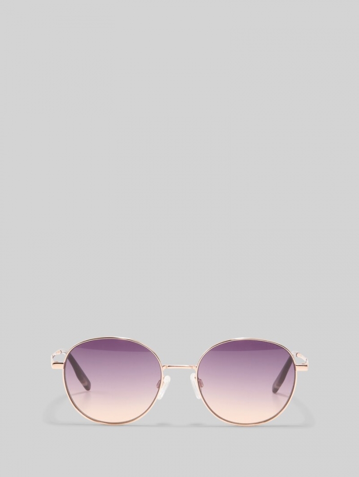 Tom Tailor Runde Sonnenbrille mit Verlaufsgläsern UV400 - Gold Tom Tailor Runde Sonnenbrille mit Verlaufsgläsern UV400 - Gold
