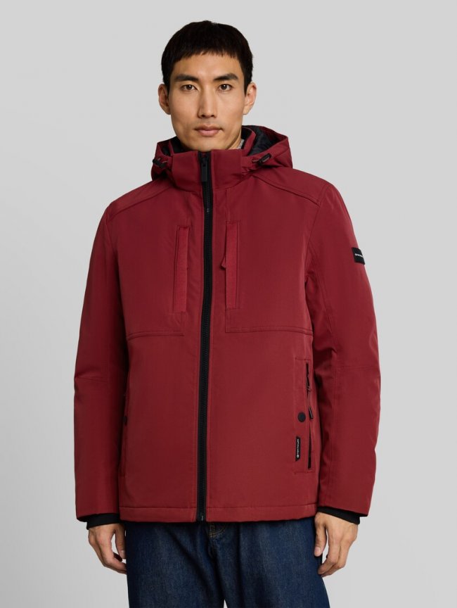 Tom Tailor Funktionsjacke mit abnehmbarer Kapuze - Pear Red Tom Tailor Funktionsjacke mit abnehmbarer Kapuze - Pear Red