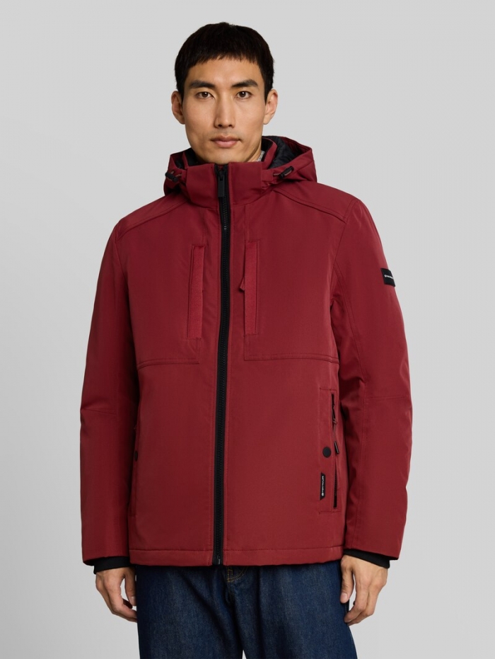 Tom Tailor Funktionsjacke mit abnehmbarer Kapuze - Pear Red Tom Tailor Funktionsjacke mit abnehmbarer Kapuze - Pear Red
