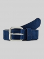 Tom Tailor TTDOLLY Velourledergürtel mit eckiger Dornschließe - Navy Uni Tom Tailor TTDOLLY Velourledergürtel mit eckiger Dornschließe - Navy Uni