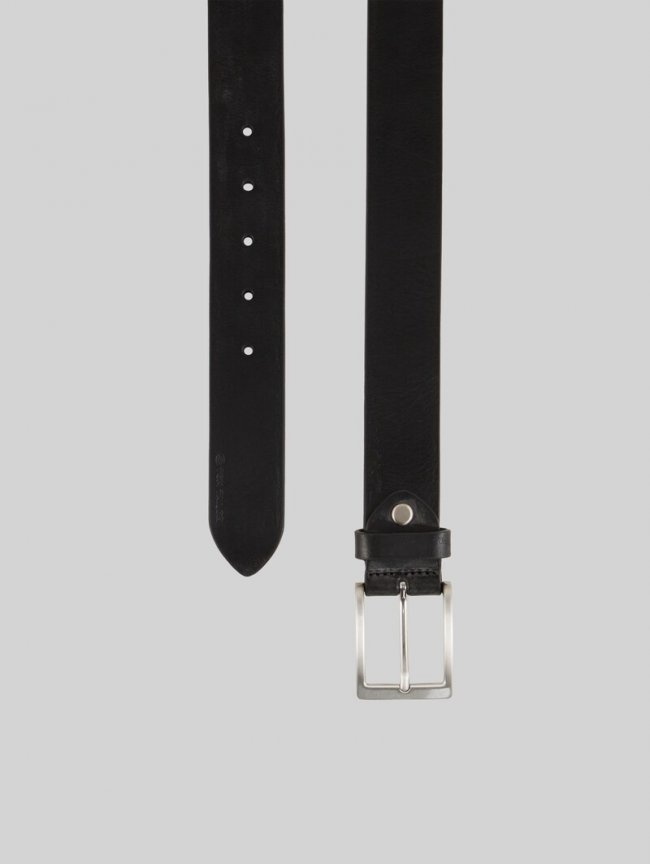 Tom Tailor TTJADEN Ledergürtel mit eckiger Dornschließe - Black Uni Tom Tailor TTJADEN Ledergürtel mit eckiger Dornschließe - Black Uni
