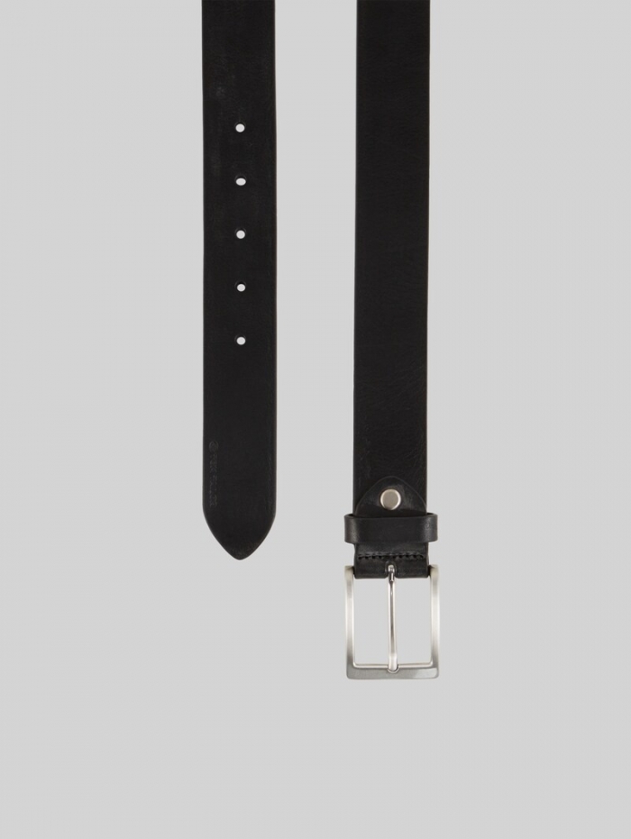 Tom Tailor TTJADEN Ledergürtel mit eckiger Dornschließe - Black Uni Tom Tailor TTJADEN Ledergürtel mit eckiger Dornschließe - Black Uni