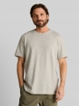 Tom Tailor T-Shirt aus Baumwolle - Gardenia White Ottoman Tom Tailor T-Shirt aus Baumwolle - Gardenia White Ottoman