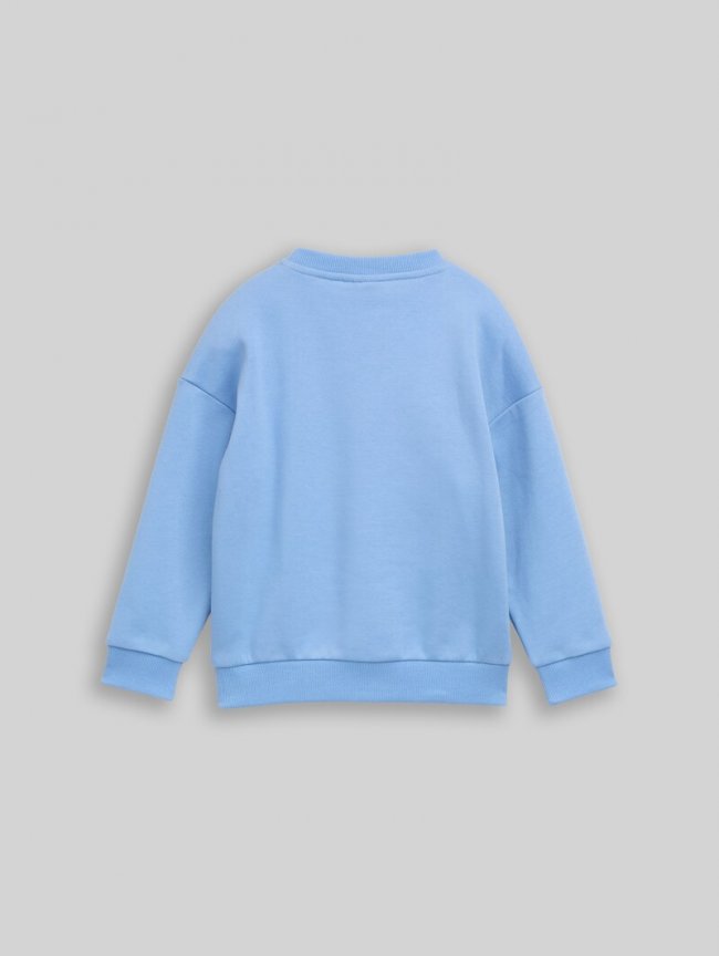 Tom Tailor Oversize Sweatshirt mit Kängurutasche - Light Blue Tom Tailor Oversize Sweatshirt mit Kängurutasche - Light Blue