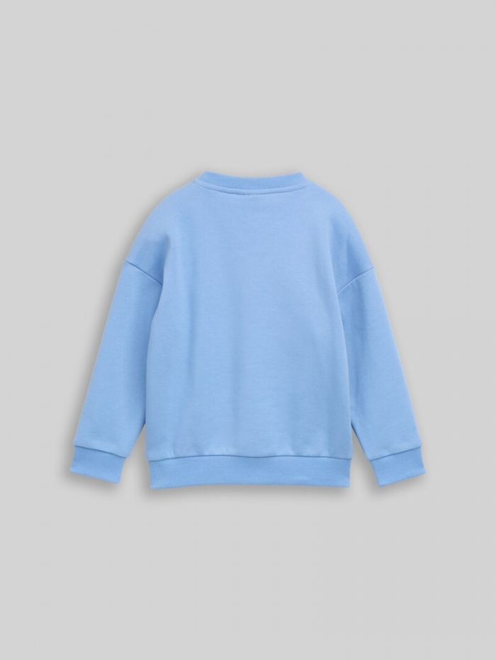 Tom Tailor Oversize Sweatshirt mit Kängurutasche - Light Blue Tom Tailor Oversize Sweatshirt mit Kängurutasche - Light Blue