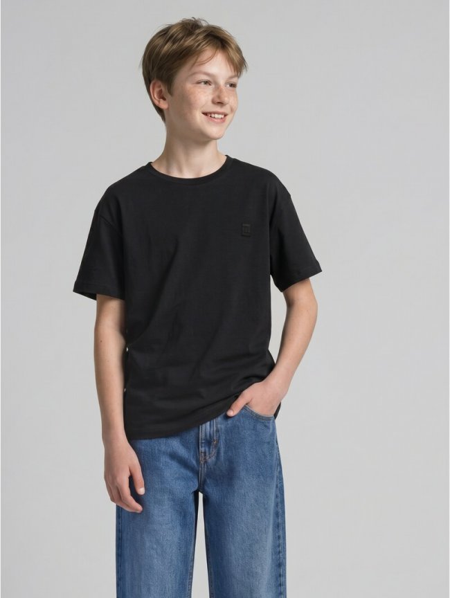 Tom Tailor Oversize T-Shirt - Heavy Black Tom Tailor Oversize T-Shirt - Heavy Black