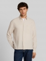 Tom Tailor Loose Fit Hemd aus Baumwolle - Off White Stripe Structure Tom Tailor Loose Fit Hemd aus Baumwolle - Off White Stripe Structure