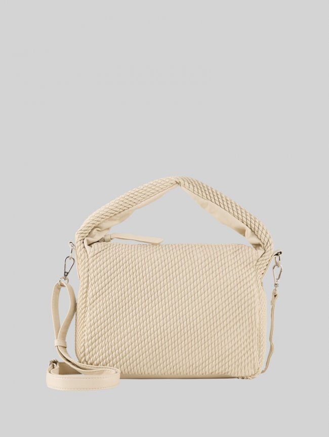 Tom Tailor TTNOMI S Beuteltasche in Flecht-Optik - Off White / Off White Tom Tailor TTNOMI S Beuteltasche in Flecht-Optik - Off White / Off White