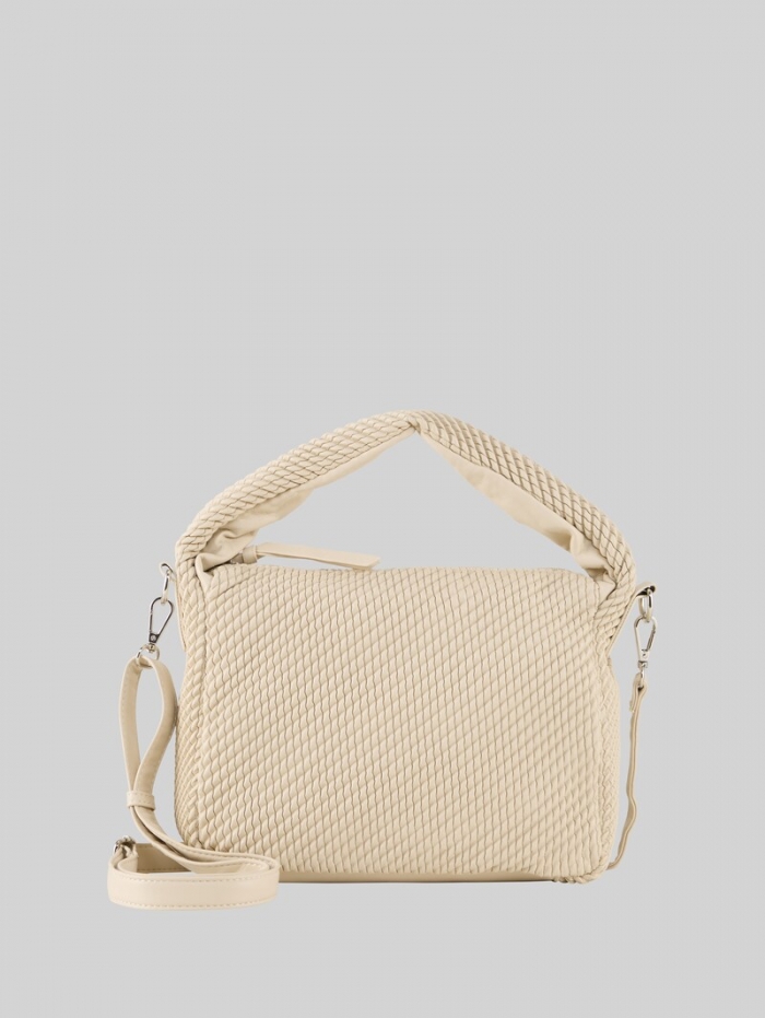 Tom Tailor TTNOMI S Beuteltasche in Flecht-Optik - Off White / Off White Tom Tailor TTNOMI S Beuteltasche in Flecht-Optik - Off White / Off White