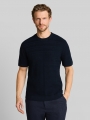 Tom Tailor Strickpullover mit Rippstruktur - Sky Captain Blue Tom Tailor Strickpullover mit Rippstruktur - Sky Captain Blue