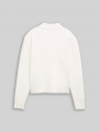 Tom Tailor Strickpullover mit Polokragen - Gardenia White
