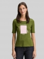 Tom Tailor T-Shirt mit Print - Deep Ivy Green Tom Tailor T-Shirt mit Print - Deep Ivy Green
