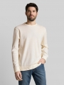 Tom Tailor Langarmshirt mit Waffelstruktur - Gardenia White Tom Tailor Langarmshirt mit Waffelstruktur - Gardenia White