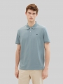 Tom Tailor Piqué Poloshirt aus Baumwolle - Grey Mint Tom Tailor Piqué Poloshirt aus Baumwolle - Grey Mint