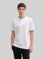 Tom Tailor Poloshirt mit Bomberkragen - White Tom Tailor Poloshirt mit Bomberkragen - White