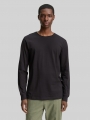 Tom Tailor Langarmshirt aus Baumwolle - Night Watch Black Tom Tailor Langarmshirt aus Baumwolle - Night Watch Black