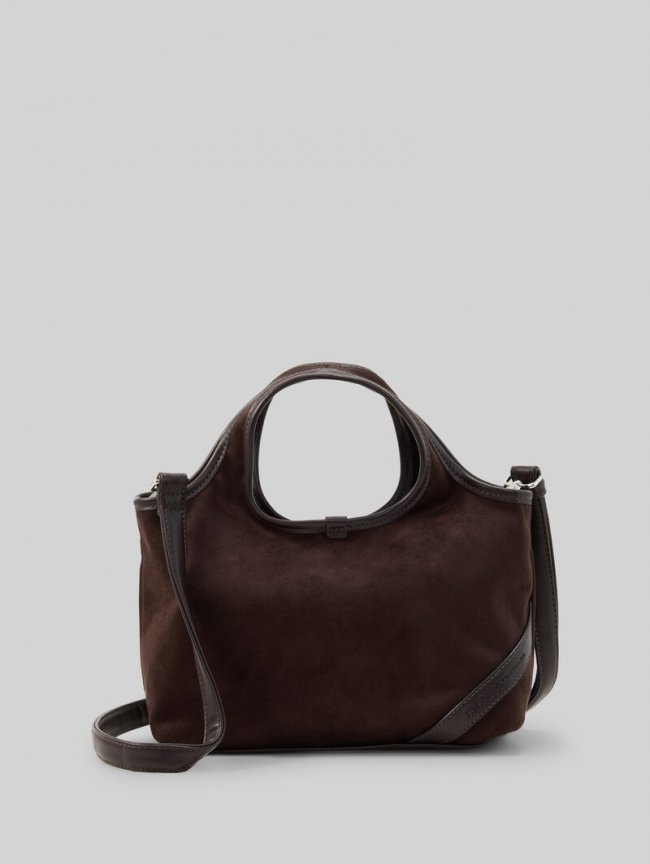 Tom Tailor TTLIDORA S Shopper mit Logo-Badge - Dark Brown Tom Tailor TTLIDORA S Shopper mit Logo-Badge - Dark Brown