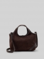 Tom Tailor TTLIDORA S Shopper mit Logo-Badge - Dark Brown