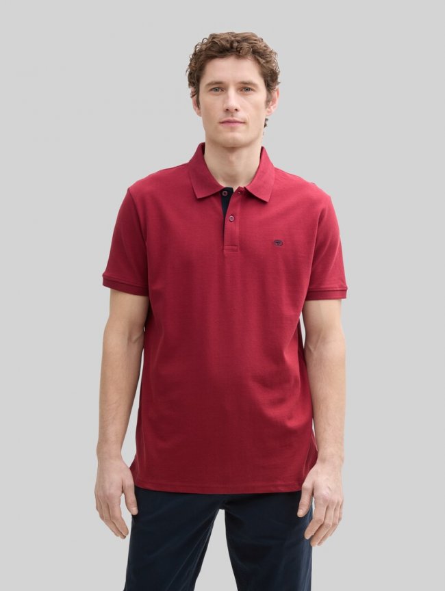 Tom Tailor Poloshirts im 2er-Pack - Deep Red Tom Tailor Poloshirts im 2er-Pack - Deep Red