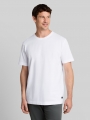 Tom Tailor Piqué T-Shirt mit Logo-Badge - White Tom Tailor Piqué T-Shirt mit Logo-Badge - White