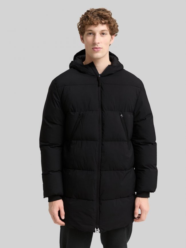 Tom Tailor Puffer Parka mit Kapuze - Black Tom Tailor Puffer Parka mit Kapuze - Black