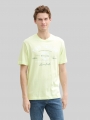 Tom Tailor T-Shirt mit Logo-Print - Lime Cream Green Tom Tailor T-Shirt mit Logo-Print - Lime Cream Green