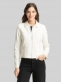 Tom Tailor Regular Fit Jacke mit Reißverschluss - Whisper White Tom Tailor Regular Fit Jacke mit Reißverschluss - Whisper White