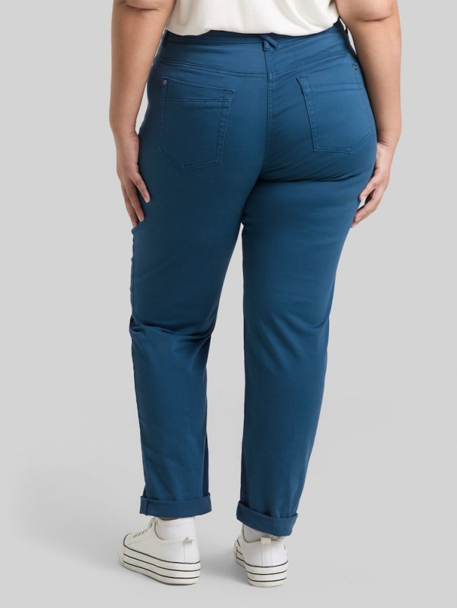 Tom Tailor Plus Size - Cropped Slim Hose - Dark Petrol Tom Tailor Plus Size - Cropped Slim Hose - Dark Petrol