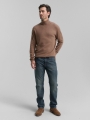 Tom Tailor Rollkragenpullover mit Kaschmir-Anteil - Dark Taupe Melange Tom Tailor Rollkragenpullover mit Kaschmir-Anteil - Dark Taupe Melange