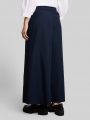 Tom Tailor Cropped Wide Leg Hose - Sky Captain Blue Tom Tailor Cropped Wide Leg Hose - Sky Captain Blue