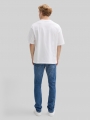 Tom Tailor TTAEDAN STRAIGHT Jeans mit Stretch - Used Mid Stone Blue Denim Tom Tailor TTAEDAN STRAIGHT Jeans mit Stretch - Used Mid Stone Blue Denim