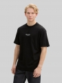 Tom Tailor Relaxed Fit T-Shirt aus Baumwolle - Black