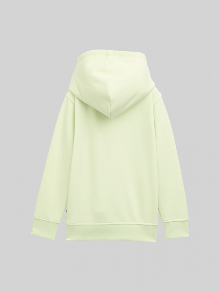 Tom Tailor Hoodie Sweatshirt mit Foto-Print - Lime Cream Green Tom Tailor Hoodie Sweatshirt mit Foto-Print - Lime Cream Green