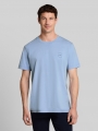 Tom Tailor T-Shirt mit Logo-Print - Pale Blue Tom Tailor T-Shirt mit Logo-Print - Pale Blue