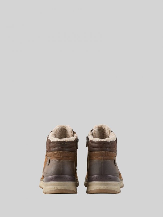 Tom Tailor Wasserdichte Stiefeletten mit Fütterung - Rust Tom Tailor Wasserdichte Stiefeletten mit Fütterung - Rust