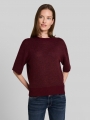Tom Tailor Cosy Strickpullover mit Alpaka-Anteil - Preppy Plum Melange Tom Tailor Cosy Strickpullover mit Alpaka-Anteil - Preppy Plum Melange
