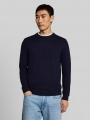 Tom Tailor Strickpullover mit Kaschmir-Anteil - Knitted Navy Melange Tom Tailor Strickpullover mit Kaschmir-Anteil - Knitted Navy Melange