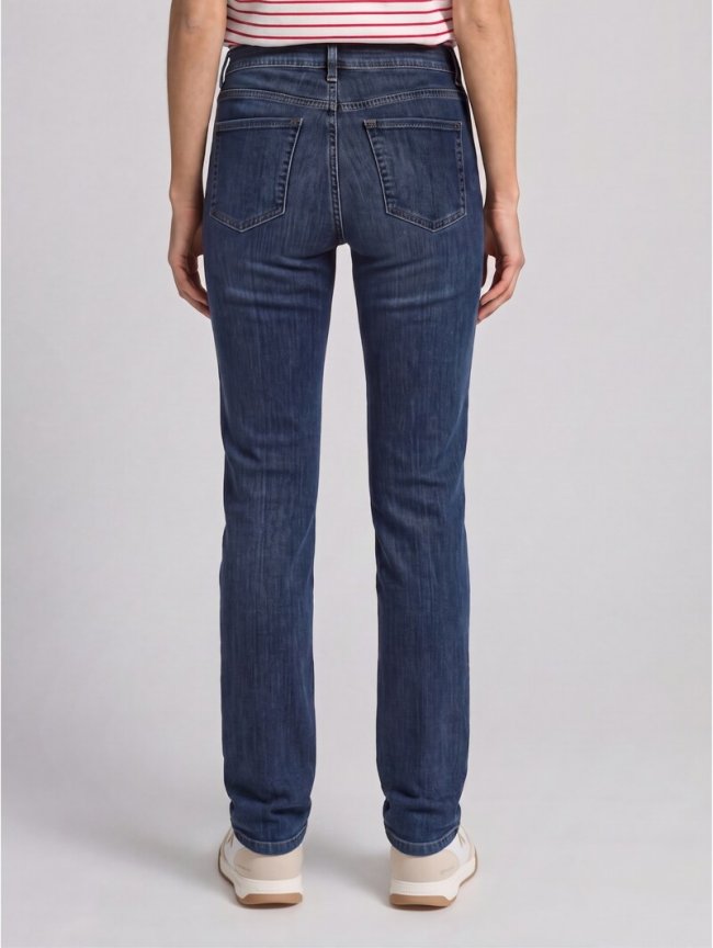 Tom Tailor TTALEXA STRAIGHT Jeans - Dark Stone Wash Denim Tom Tailor TTALEXA STRAIGHT Jeans - Dark Stone Wash Denim